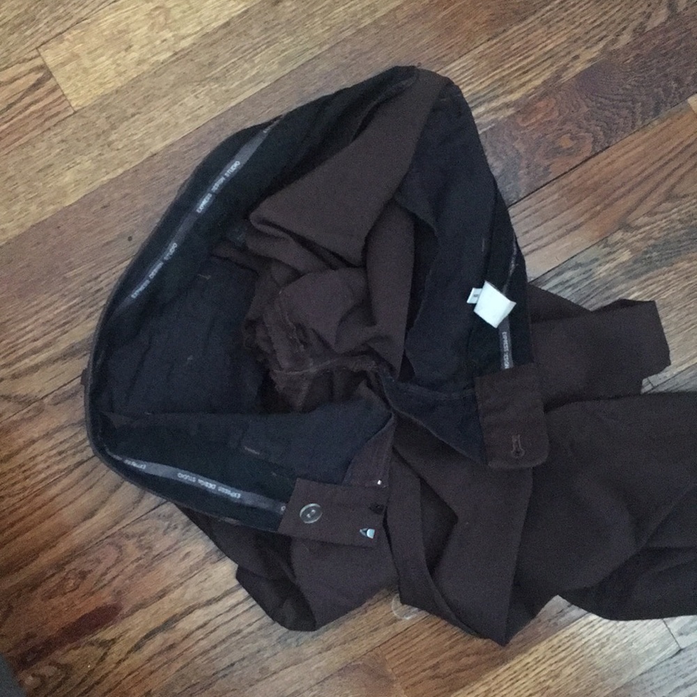 EXPRESS brown work pants boot cut 6 - Picture 7 of 10